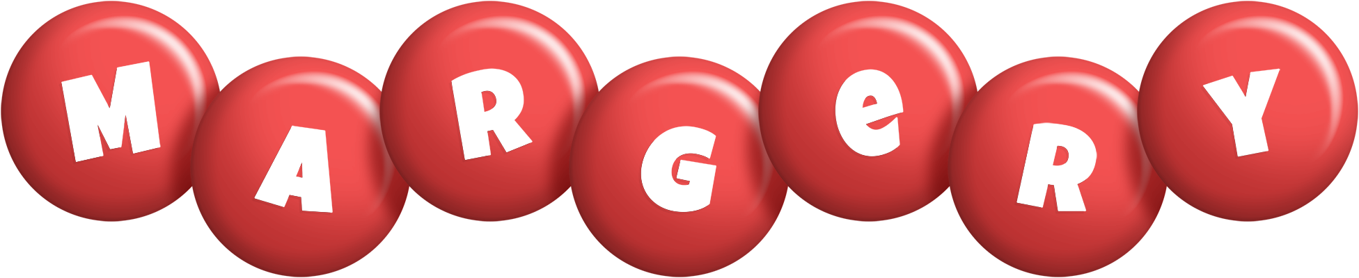 Margery candy-red logo