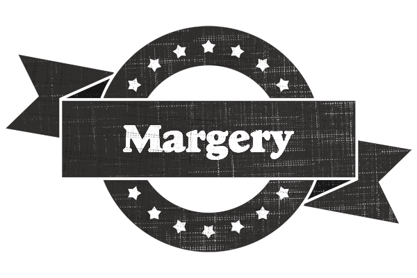 Margery grunge logo
