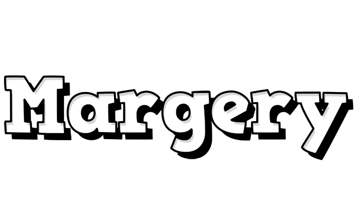 Margery snowing logo