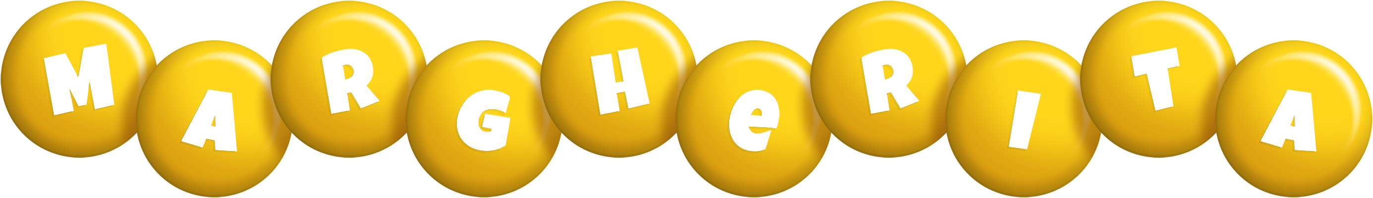 Margherita candy-yellow logo