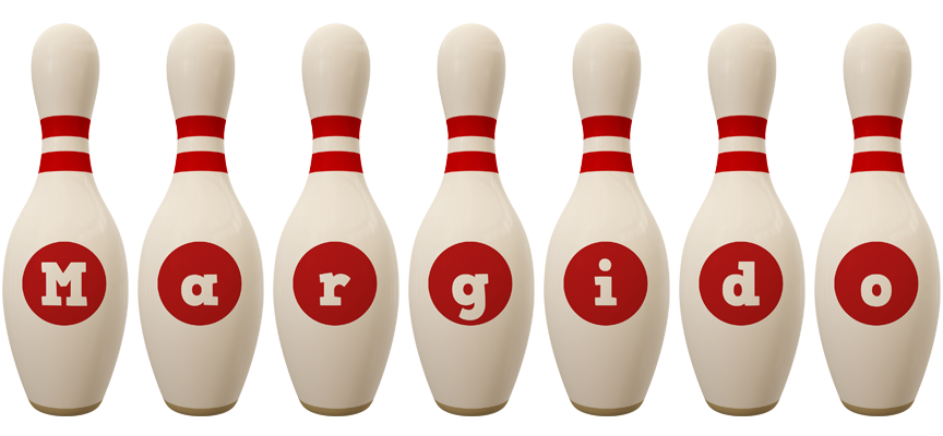 Margido bowling-pin logo