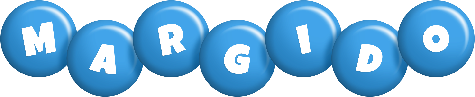 Margido candy-blue logo