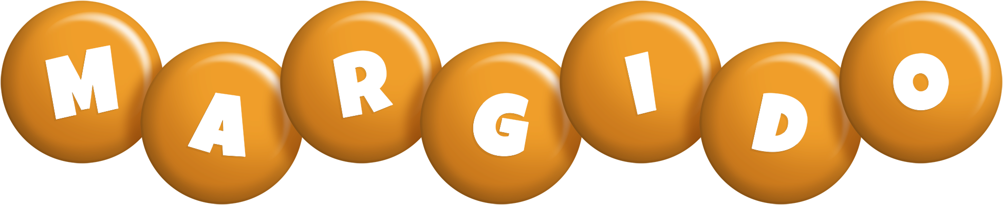 Margido candy-orange logo