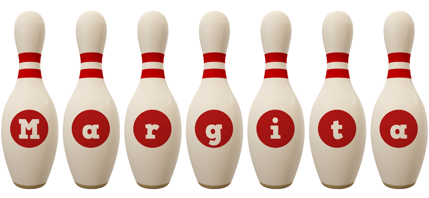 Margita bowling-pin logo