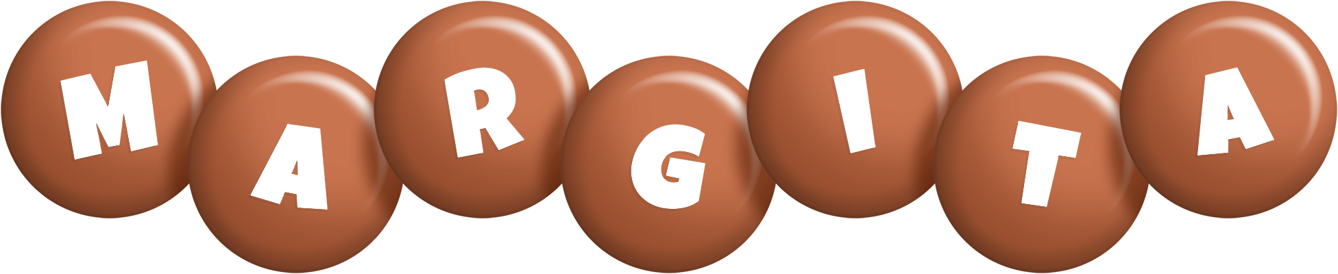 Margita candy-brown logo