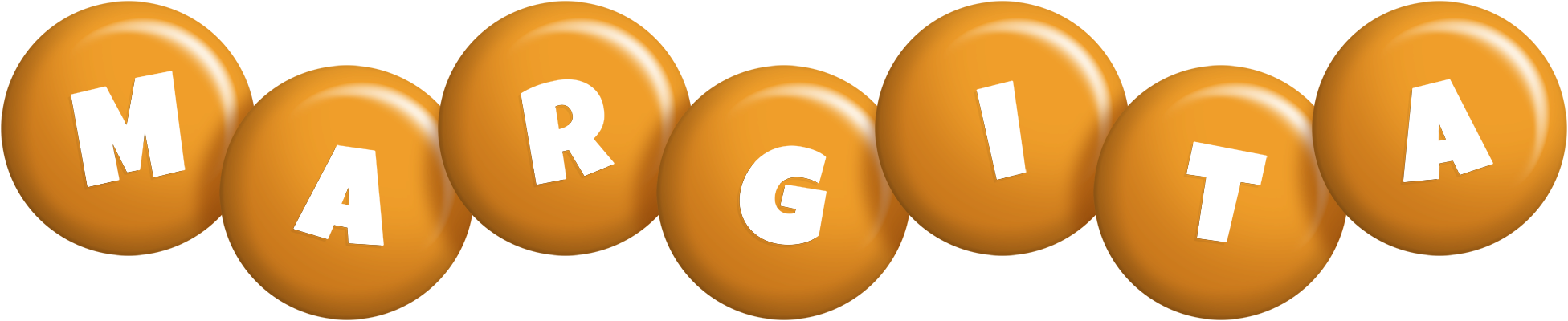 Margita candy-orange logo