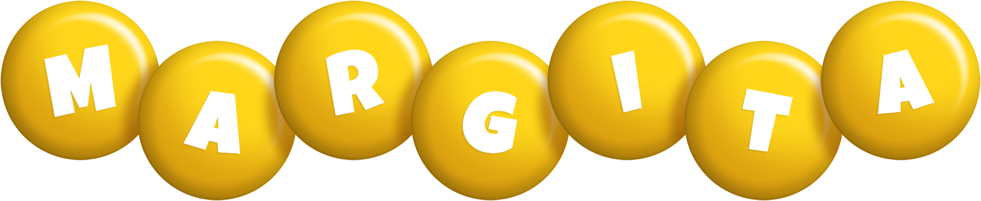 Margita candy-yellow logo