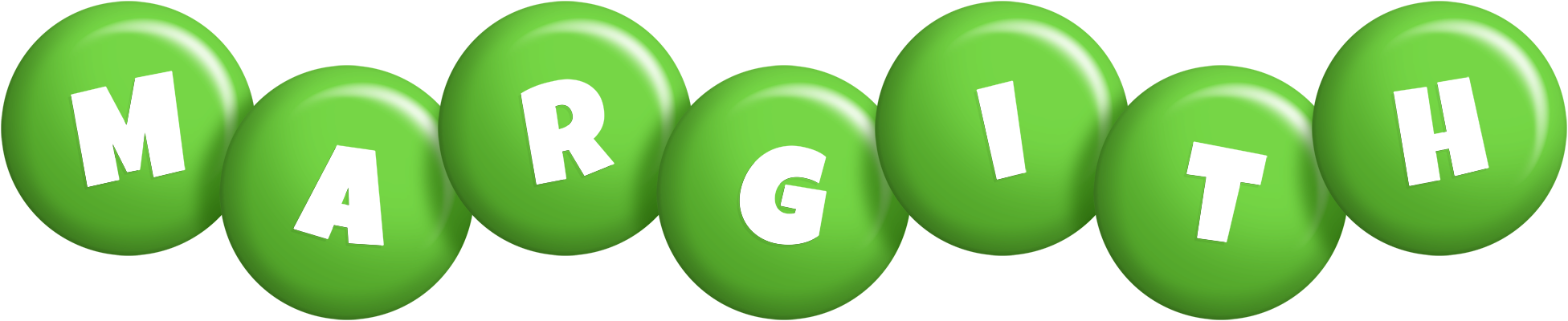 Margith candy-green logo