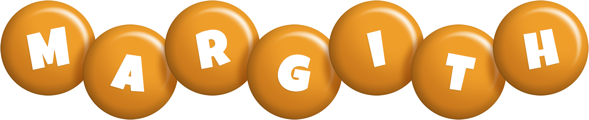 Margith candy-orange logo