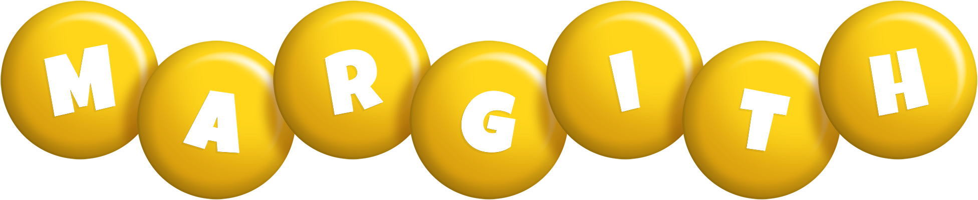 Margith candy-yellow logo