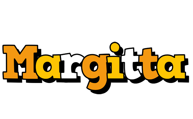 Margitta cartoon logo
