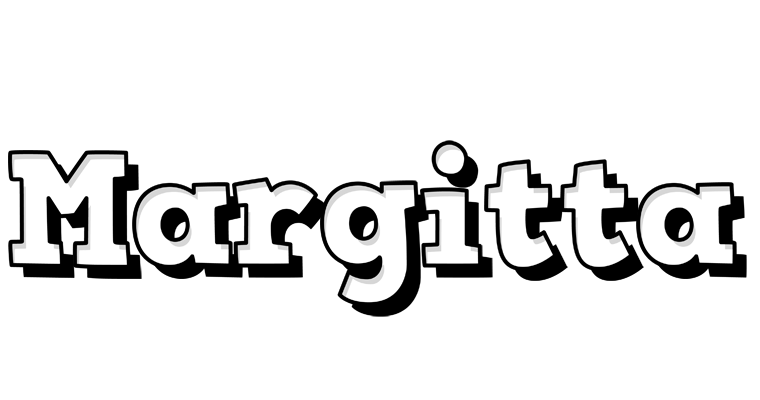 Margitta snowing logo