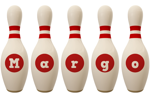 Margo bowling-pin logo