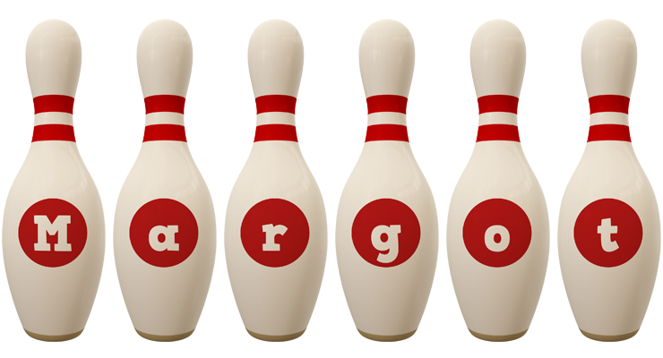 Margot bowling-pin logo