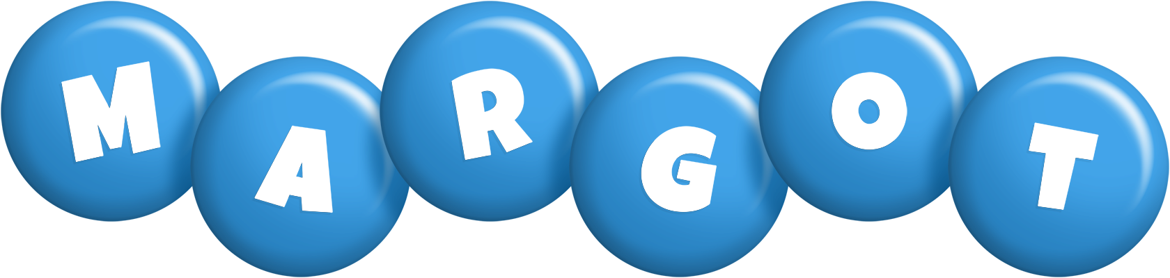 Margot candy-blue logo