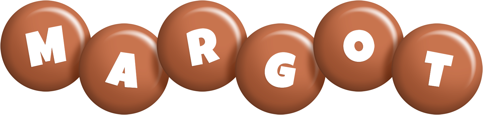 Margot candy-brown logo