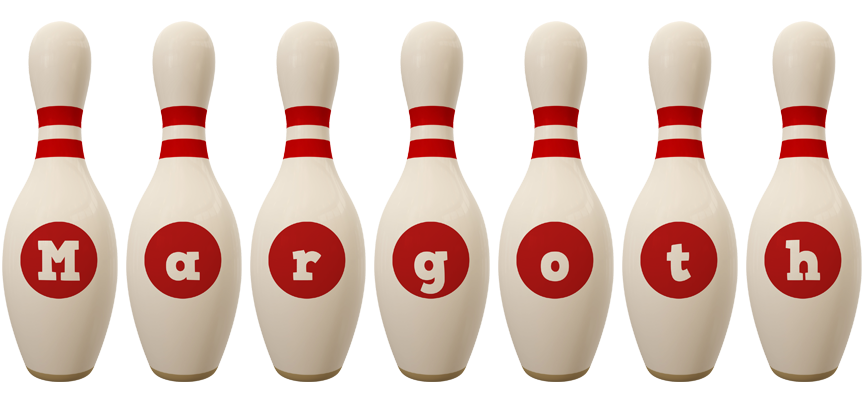 Margoth bowling-pin logo