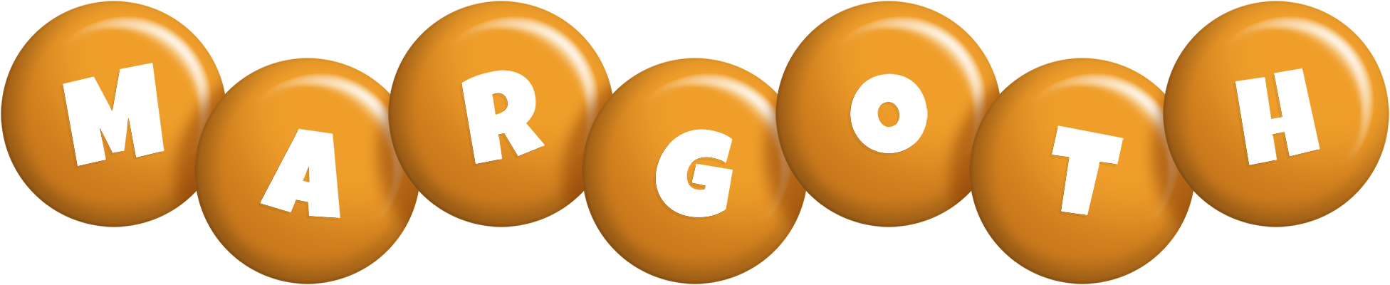 Margoth candy-orange logo