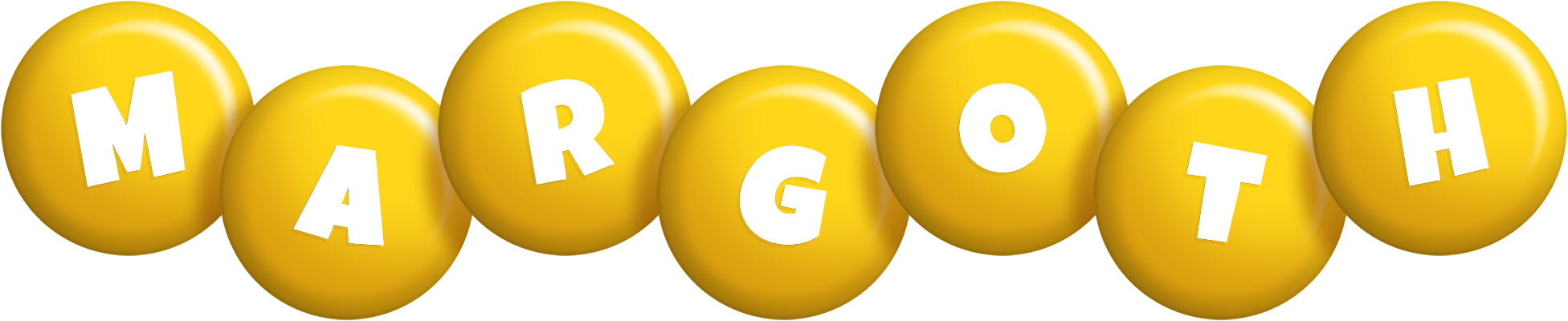 Margoth candy-yellow logo