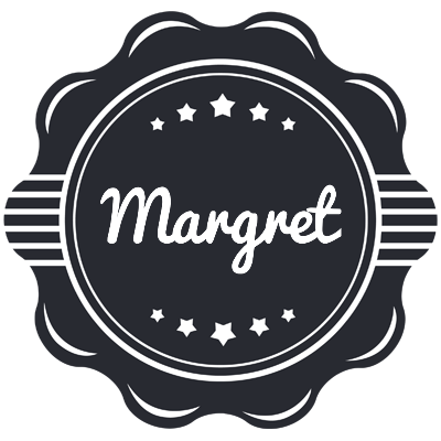 Margret badge logo
