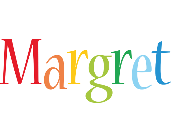 Margret birthday logo