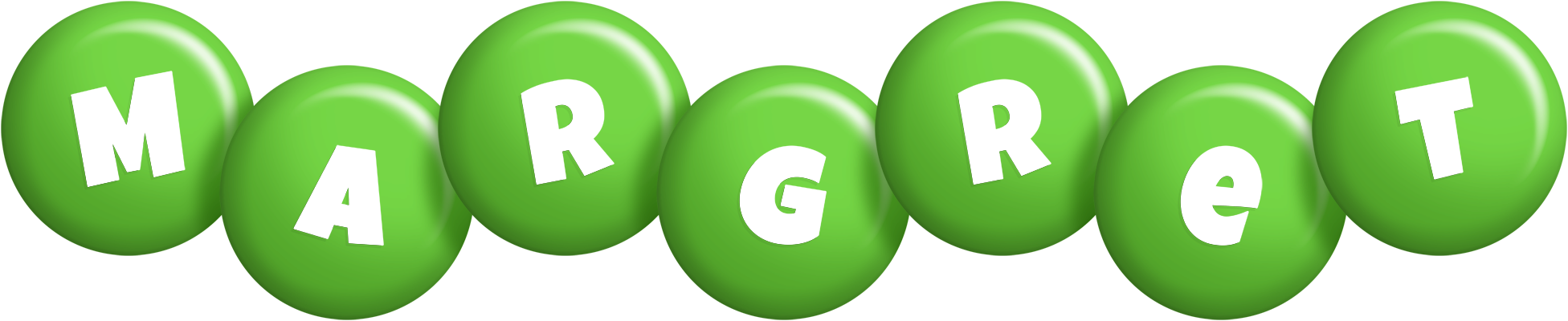 Margret candy-green logo