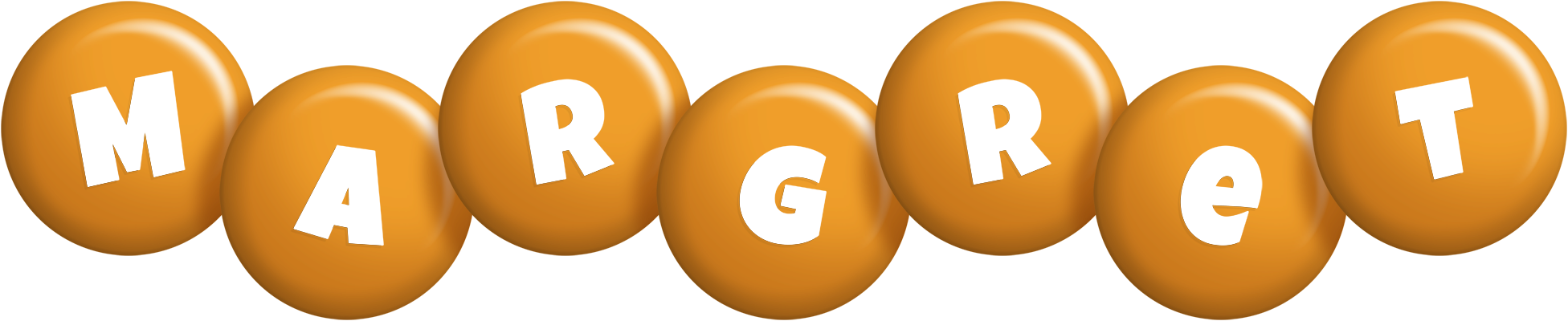Margret candy-orange logo