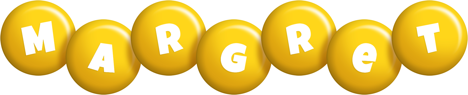 Margret candy-yellow logo