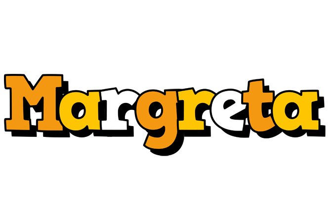 Margreta cartoon logo