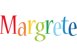 Margrete birthday logo