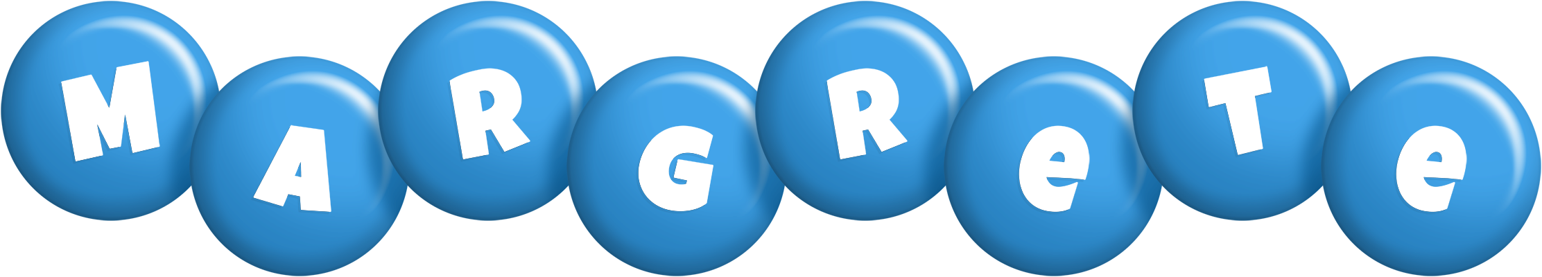 Margrete candy-blue logo