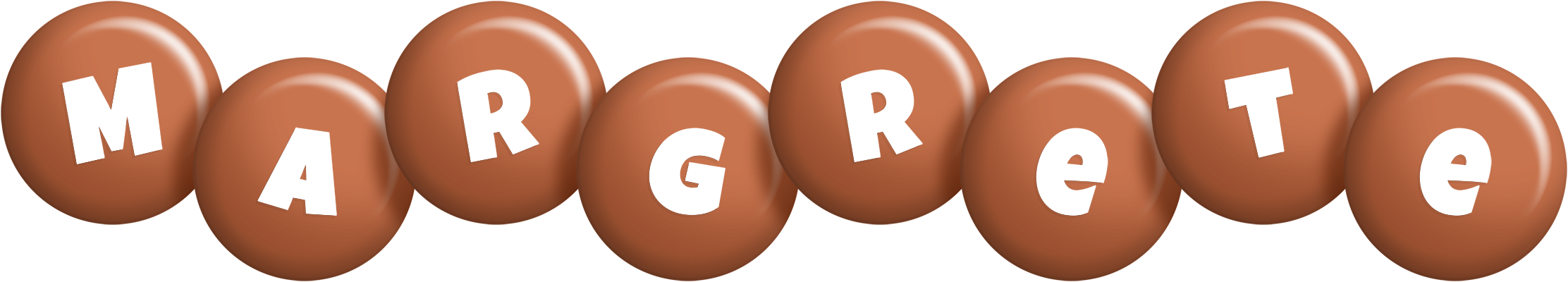 Margrete candy-brown logo