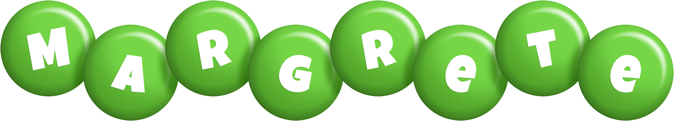 Margrete candy-green logo