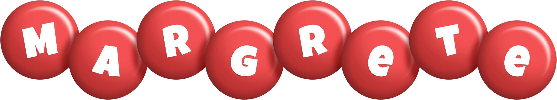 Margrete candy-red logo