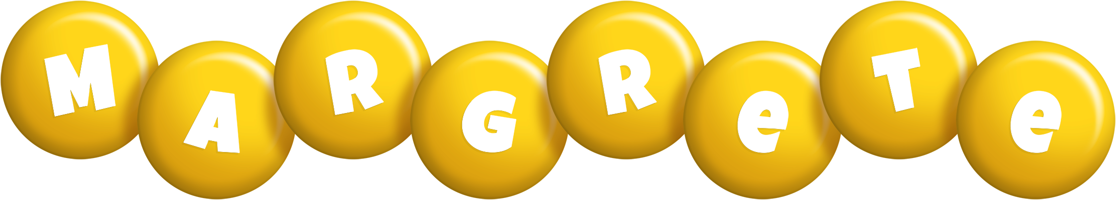 Margrete candy-yellow logo