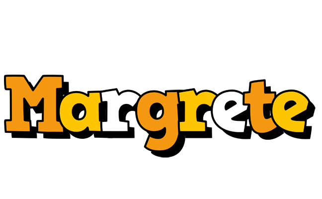 Margrete cartoon logo
