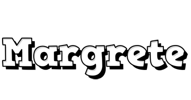 Margrete snowing logo