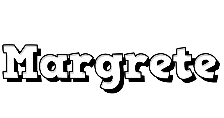 Margrete snowing logo