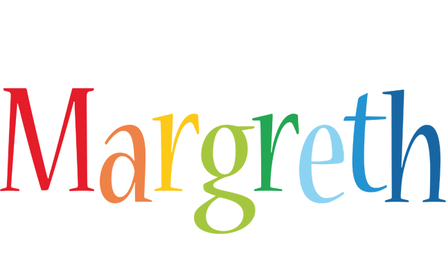 Margreth birthday logo