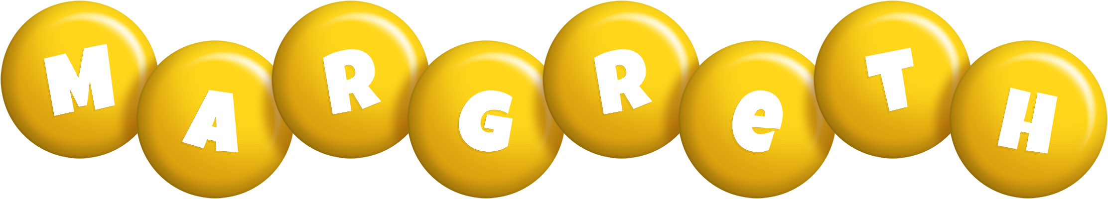 Margreth candy-yellow logo