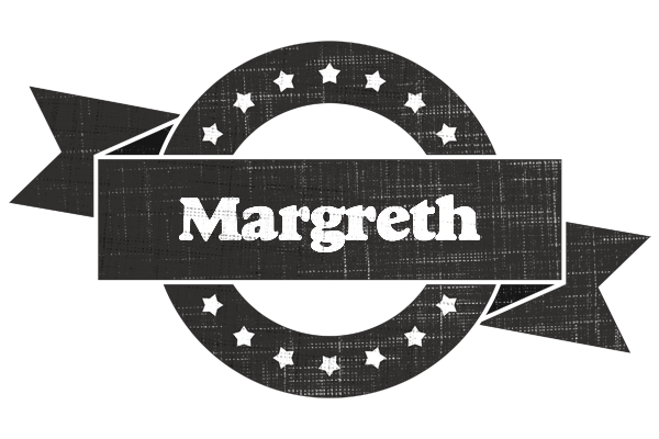 Margreth grunge logo