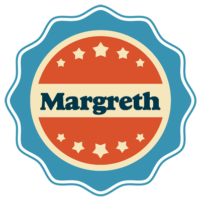 Margreth labels logo