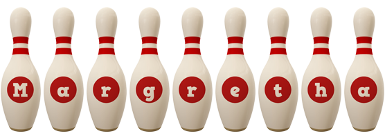 Margretha bowling-pin logo