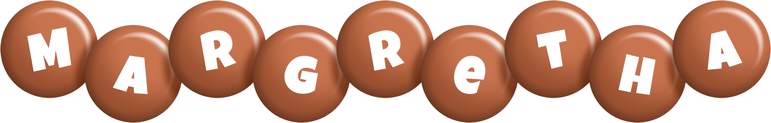 Margretha candy-brown logo