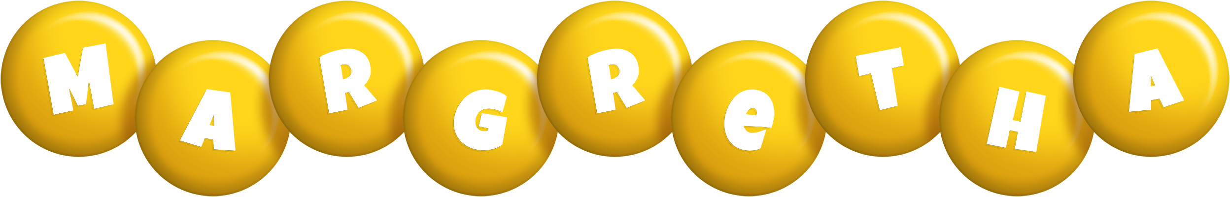 Margretha candy-yellow logo
