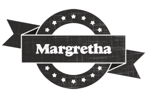 Margretha grunge logo