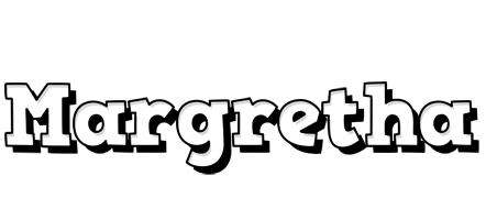 Margretha snowing logo