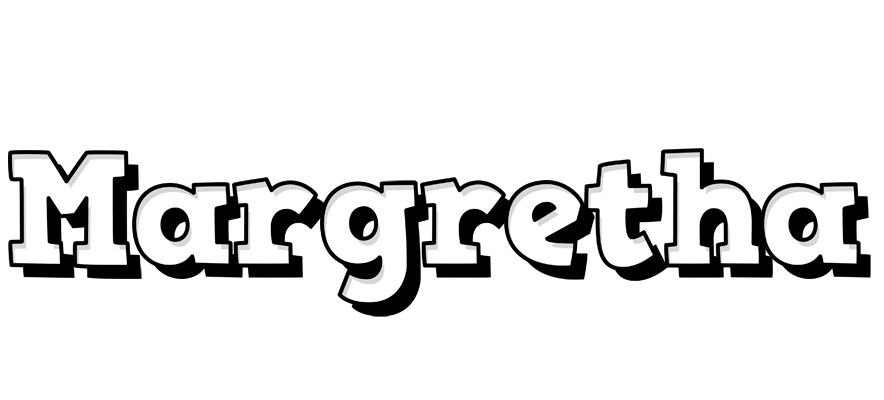 Margretha snowing logo
