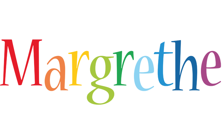 Margrethe birthday logo