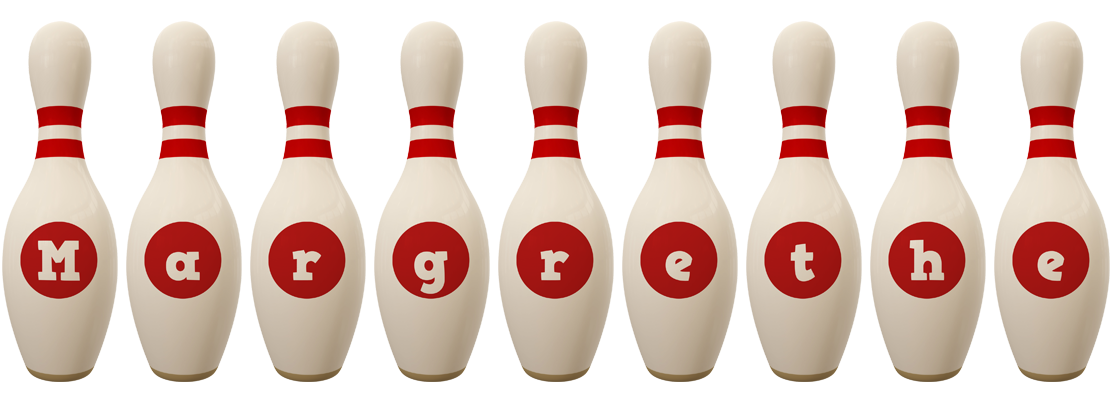 Margrethe bowling-pin logo